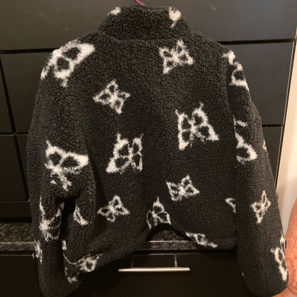 Wild fable cropped sherpa butterfly jacket size medium - Picture 5 of 5